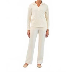 NEW FDJ cord popover with collar top in cream
